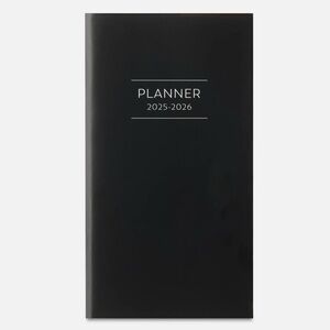 Black Planner 2025-2026